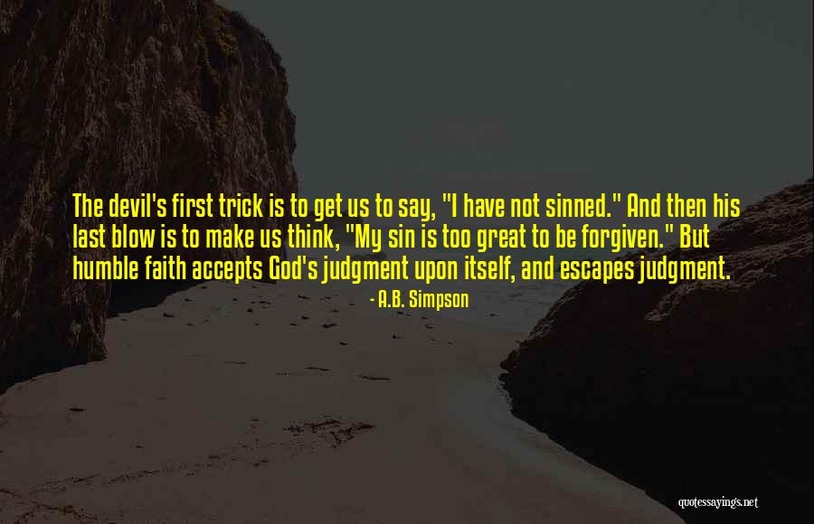 Judgment And Great Quotes By A.B. Simpson Judgment And Great Quotes By A.B. Simpson