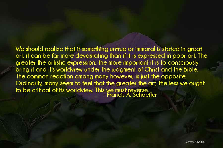 Judgment In The Bible Quotes By Francis A. Schaeffer Judgment In The Bible Quotes By Francis A. Schaeffer