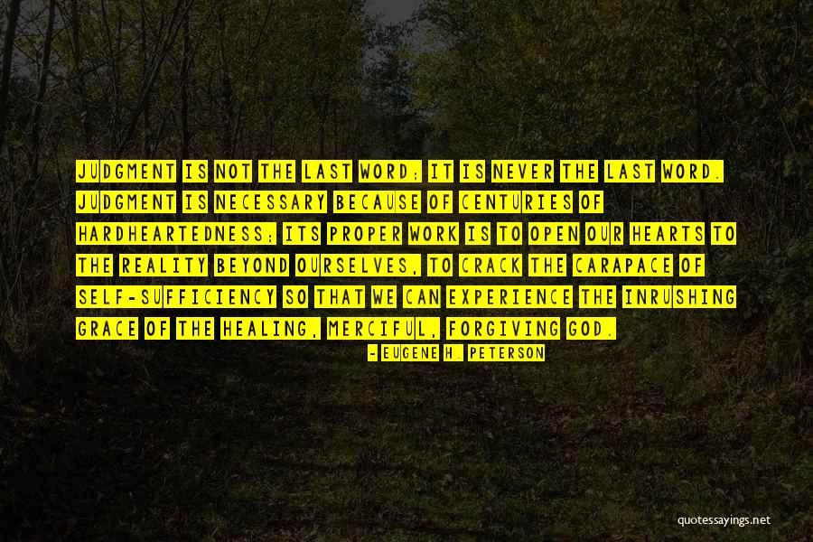 Judgment Of God Quotes By Eugene H. Peterson Judgment Of God Quotes By Eugene H. Peterson