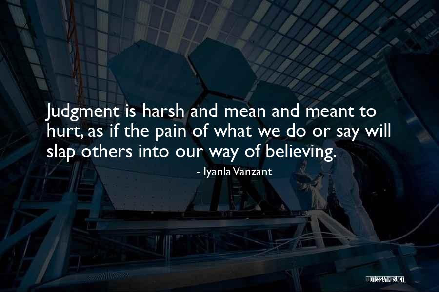 Judgment Quotes By Iyanla Vanzant