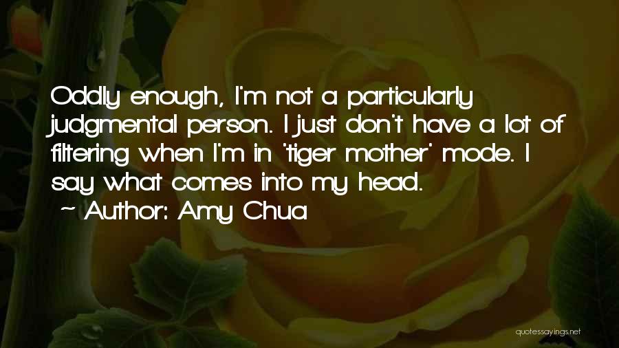 Judgmental Mother Quotes By Amy Chua