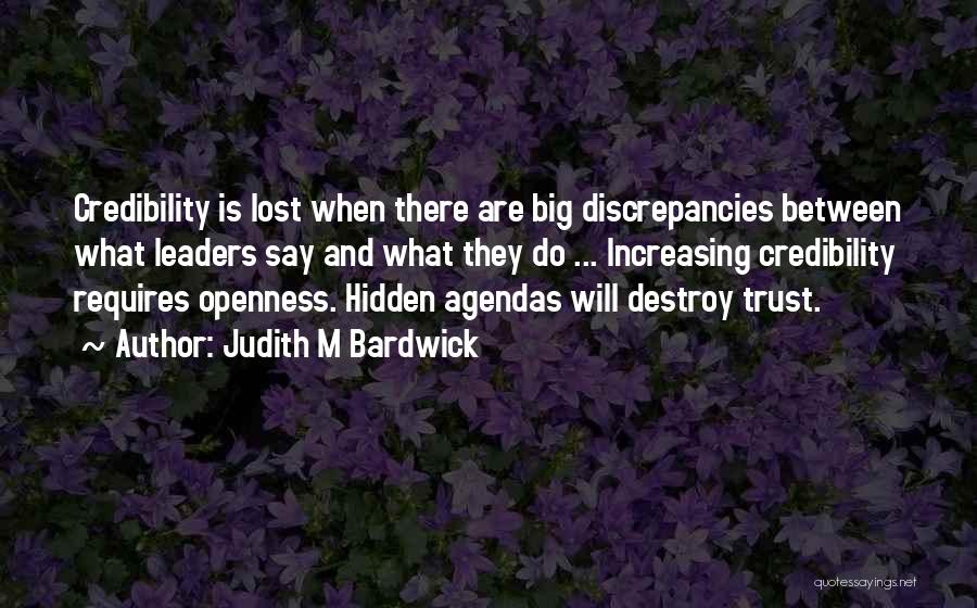 Judith M Bardwick Quotes 1321545