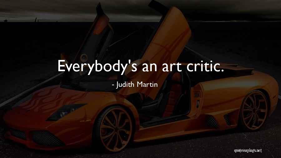 Judith Martin Quotes 724007