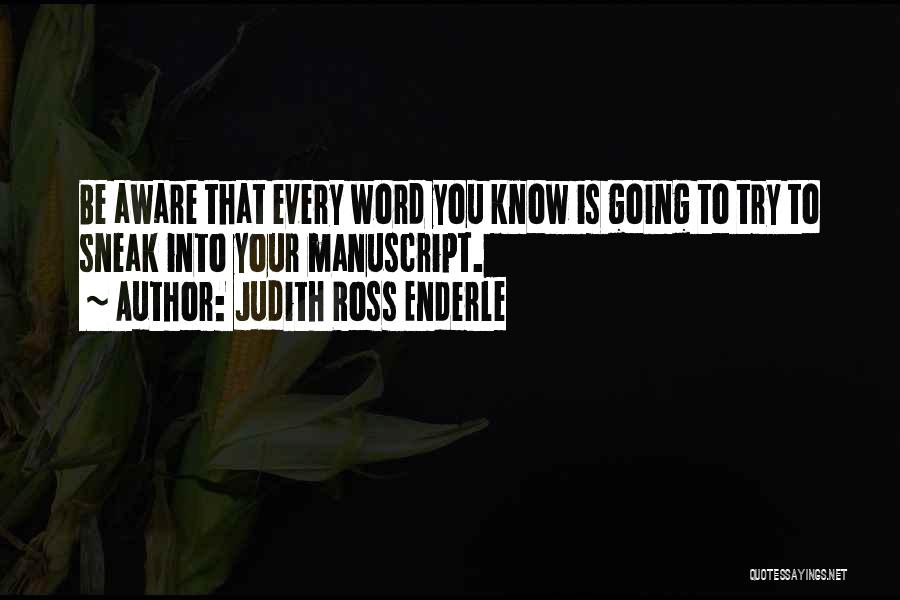 Judith Ross Enderle Quotes 1060924