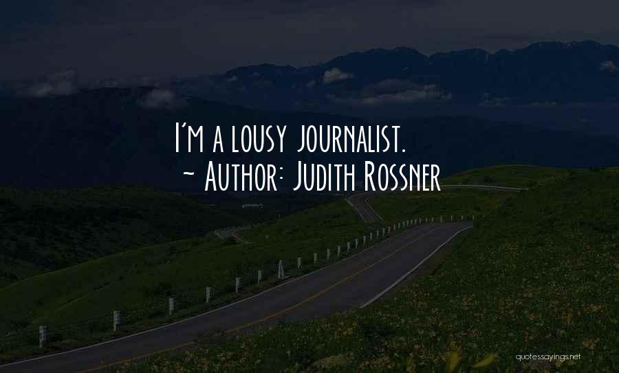 Judith Rossner Quotes 236081