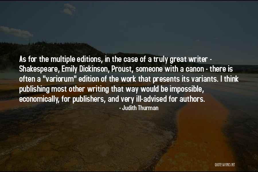 Judith Thurman Quotes 1600930 Judith Thurman Quotes 1600930