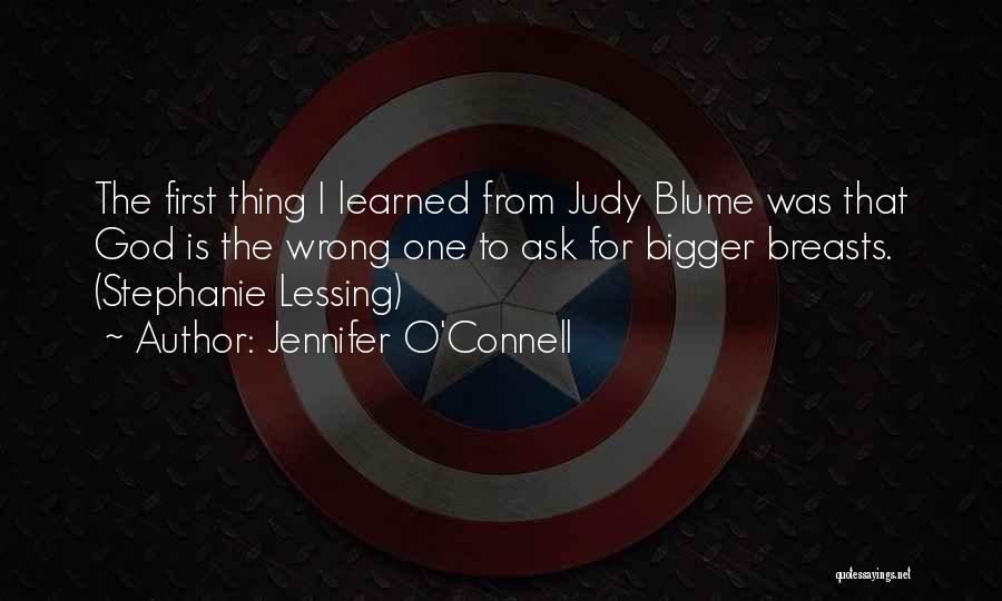 Judy Blume Are You There God Quotes By Jennifer O'Connell