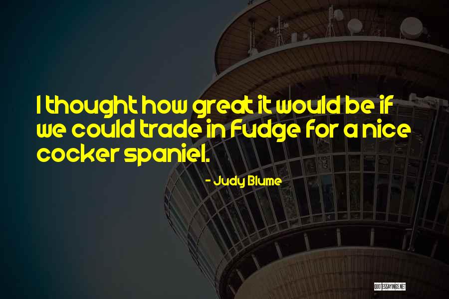 Judy Blume Fudge Quotes By Judy Blume