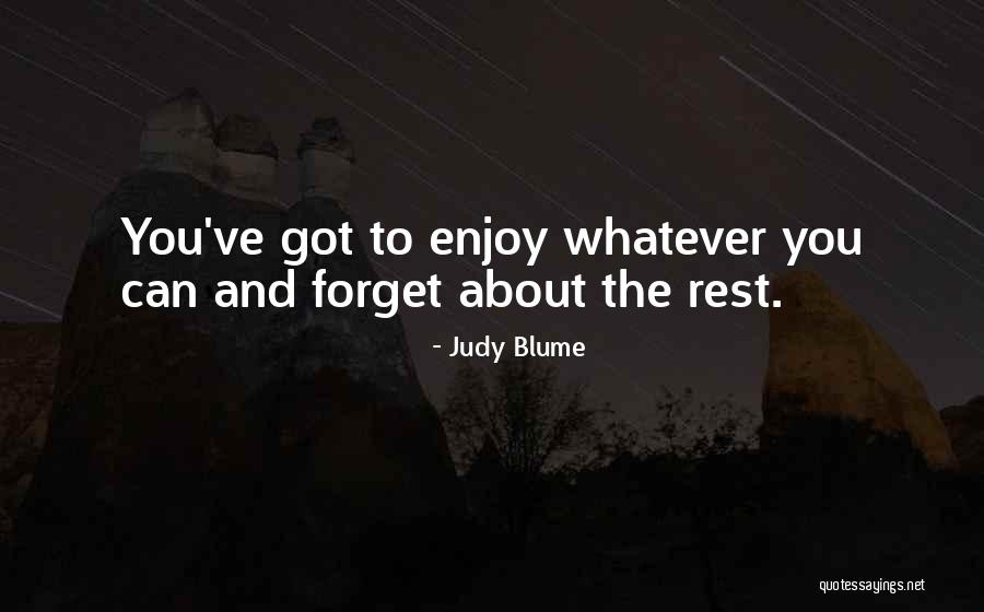 Judy Blume Love Quotes By Judy Blume