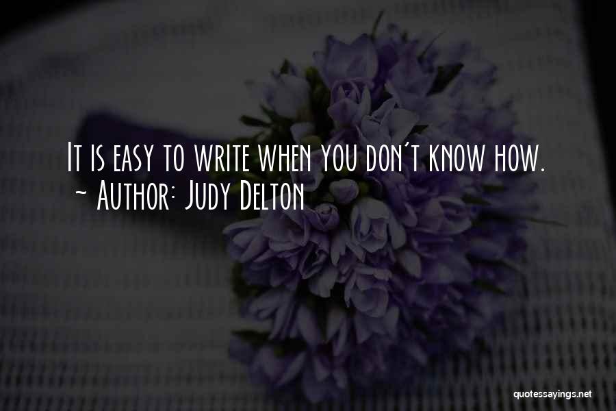 Judy Quotes By Judy Delton
