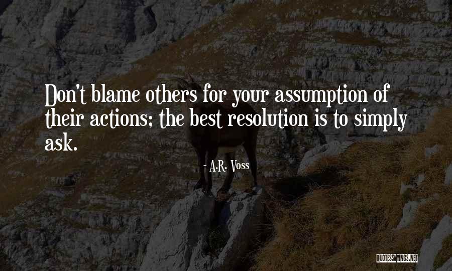 Jugez Moi Quotes By A.R. Voss Jugez Moi Quotes By A.R. Voss