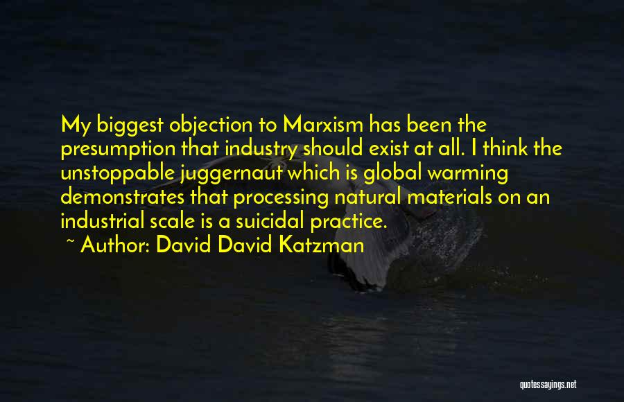 Juggernaut Quotes By David David Katzman