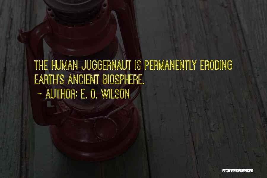 Juggernaut Quotes By E. O. Wilson