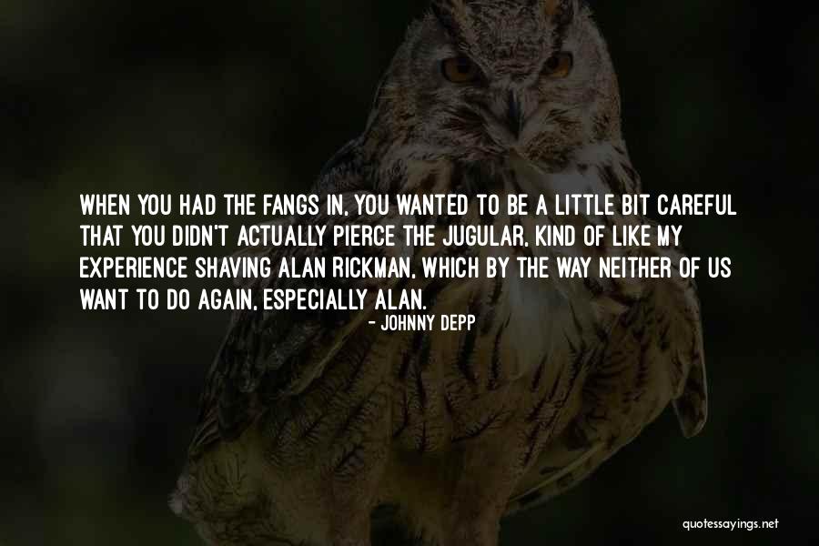 Jugular Quotes By Johnny Depp