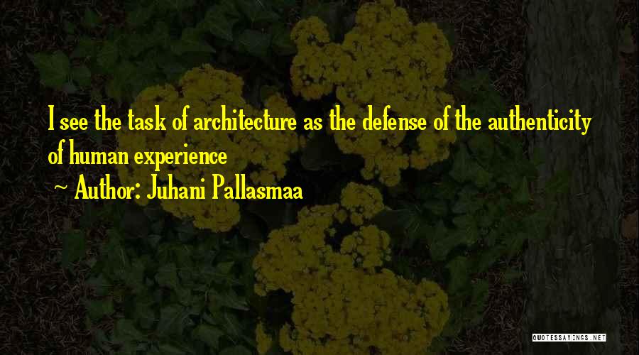 Juhani Quotes By Juhani Pallasmaa