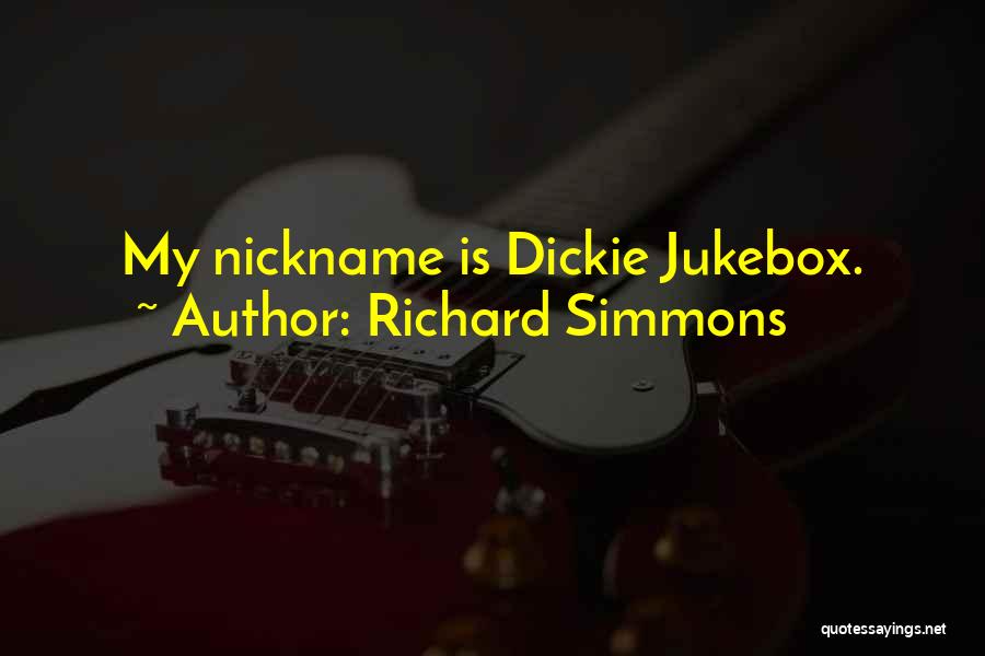 Jukebox Quotes By Richard Simmons