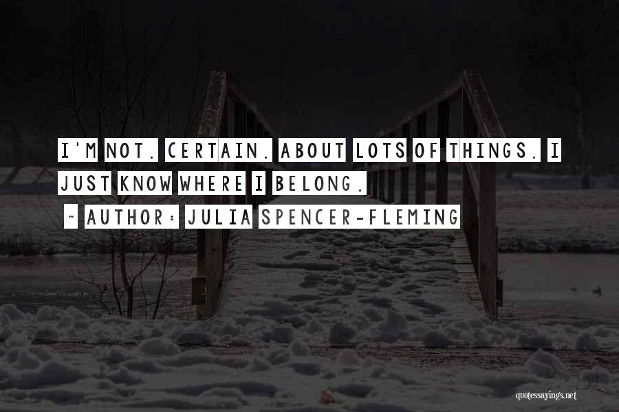 Julia Spencer-Fleming Quotes 2094347