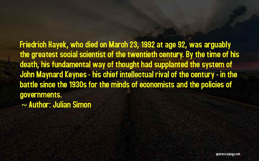 Julian Simon Quotes 818142