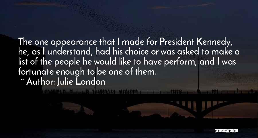 Julie Quotes By Julie London