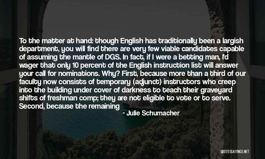 Julie Schumacher Quotes 2212074 Julie Schumacher Quotes 2212074