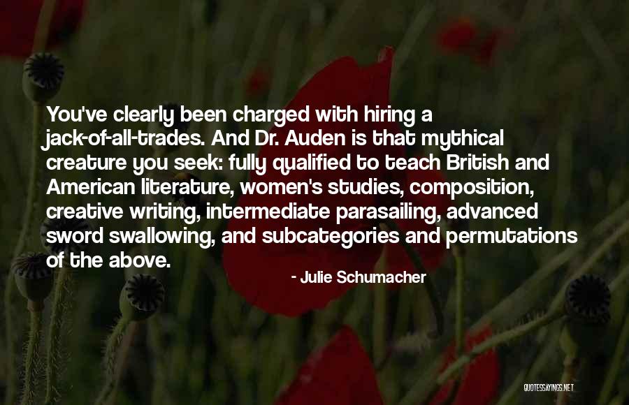 Julie Schumacher Quotes 331434 Julie Schumacher Quotes 331434
