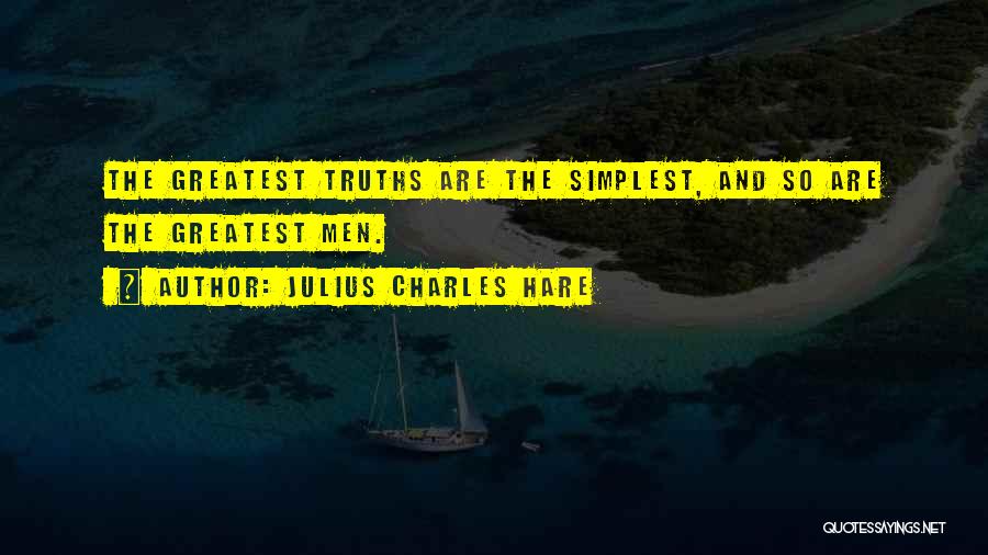 Julius Charles Hare Quotes 1335670