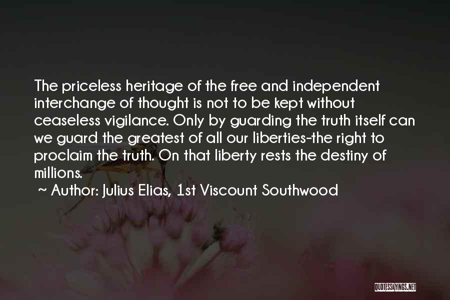 Julius Elias, 1st Viscount Southwood Quotes 1992849