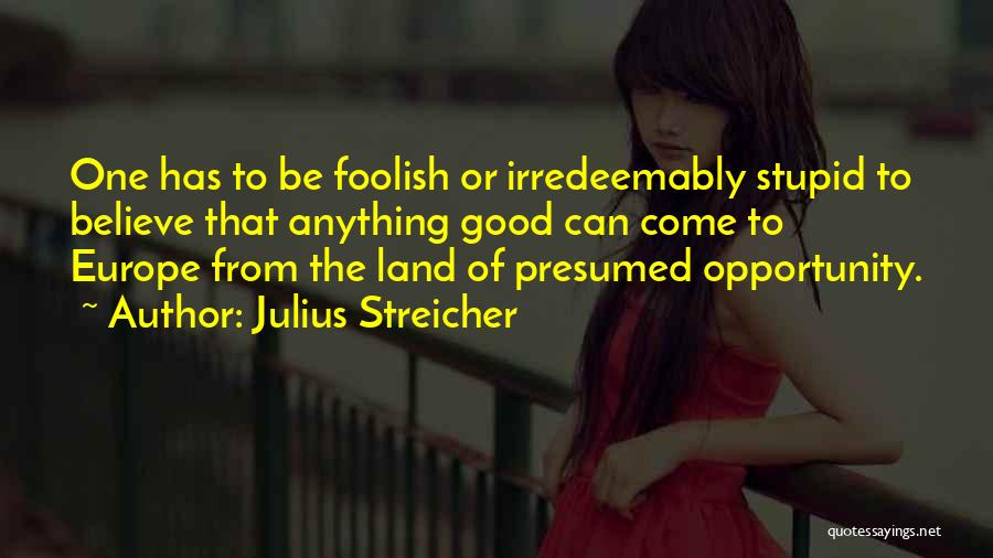 Julius Streicher Quotes 261767