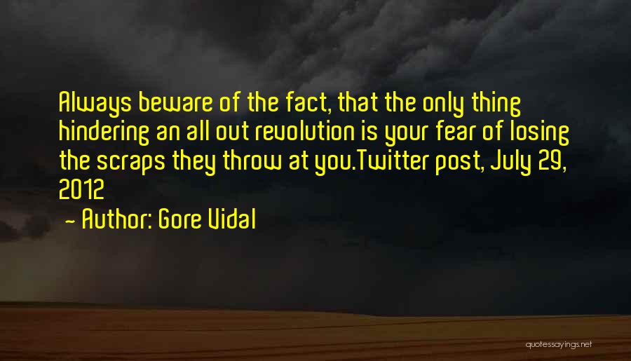 July 29 Quotes By Gore Vidal