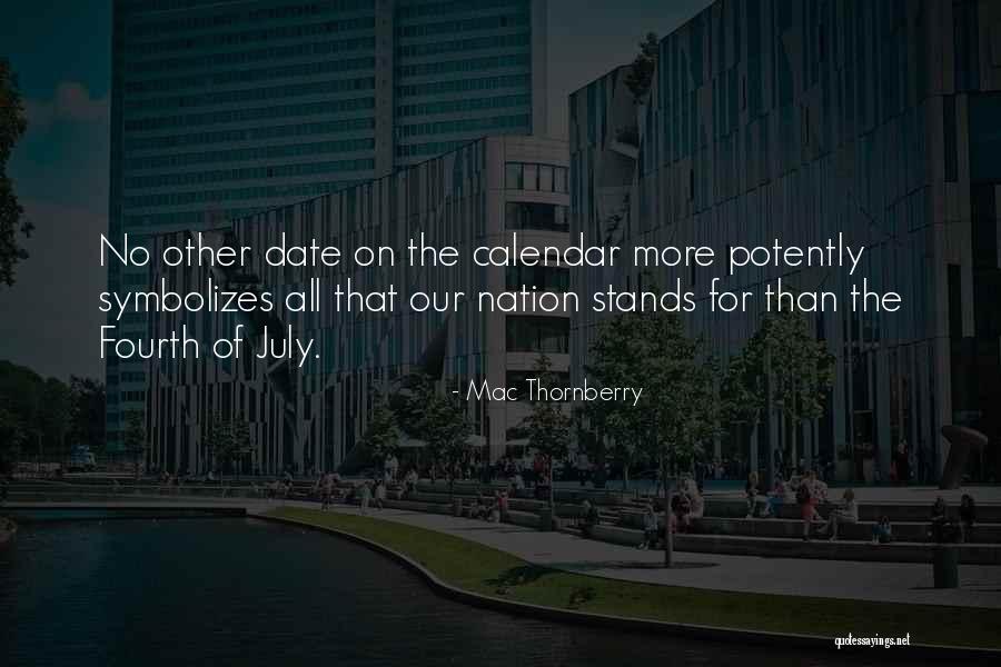 July Calendar Quotes By Mac Thornberry July Calendar Quotes By Mac Thornberry