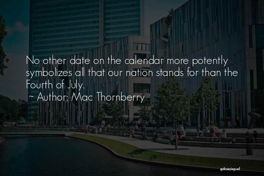 July Quotes By Mac Thornberry