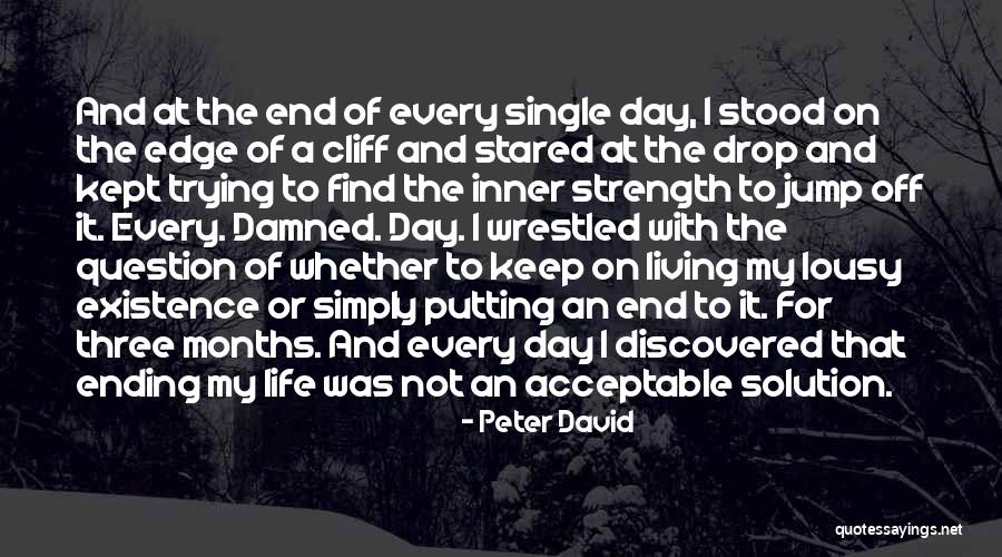Jump Off The Edge Quotes By Peter David Jump Off The Edge Quotes By Peter David