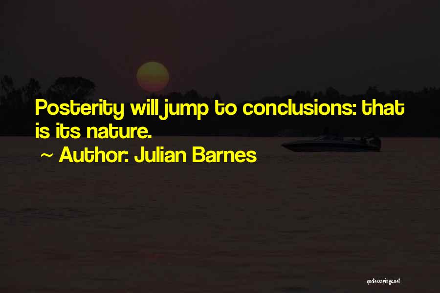 Jump Quotes By Julian Barnes