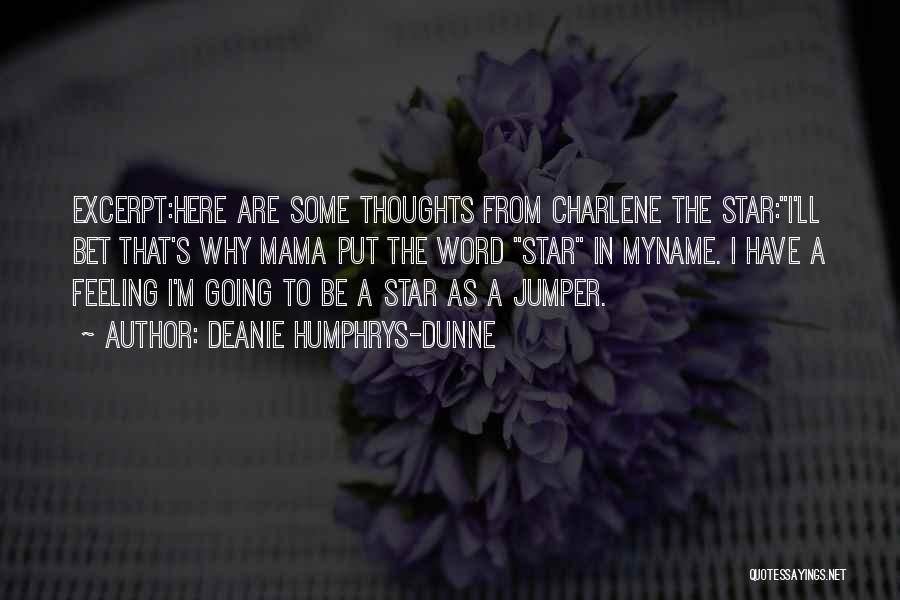 Jumper Quotes By Deanie Humphrys-Dunne