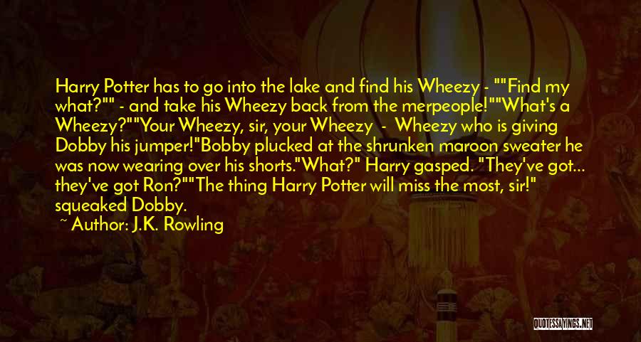 Jumper Quotes By J.K. Rowling