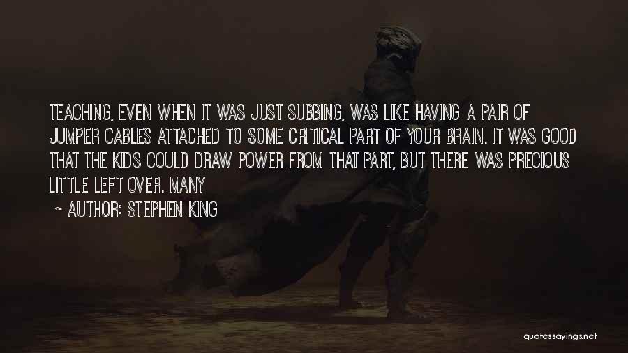 Jumper Quotes By Stephen King