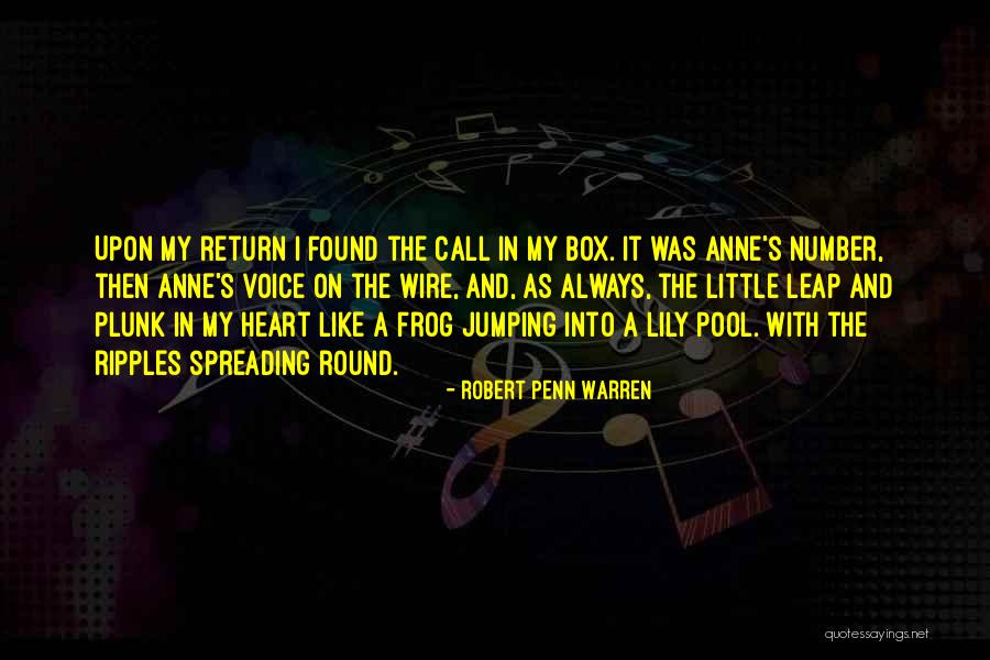 Jumping Into A Pool Quotes By Robert Penn Warren Jumping Into A Pool Quotes By Robert Penn Warren