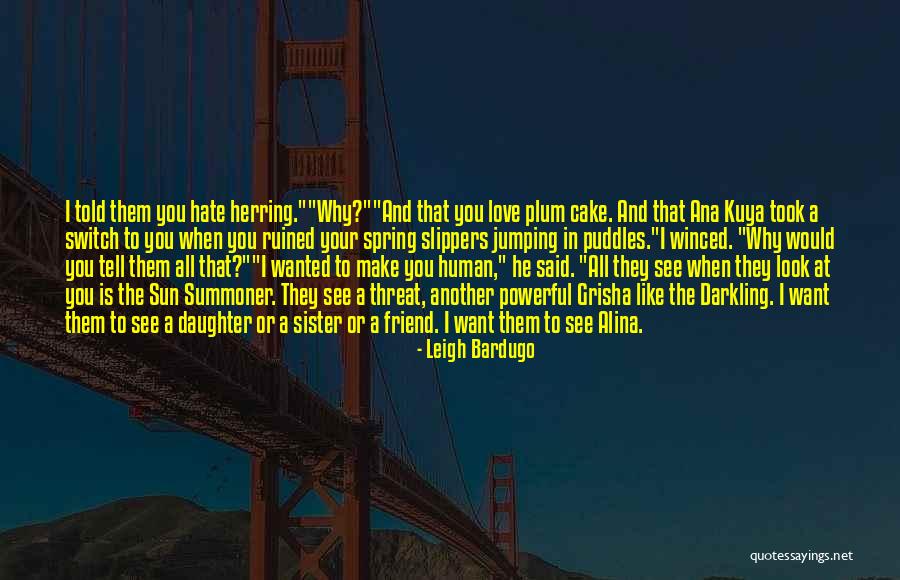 Jumping Puddles Quotes By Leigh Bardugo