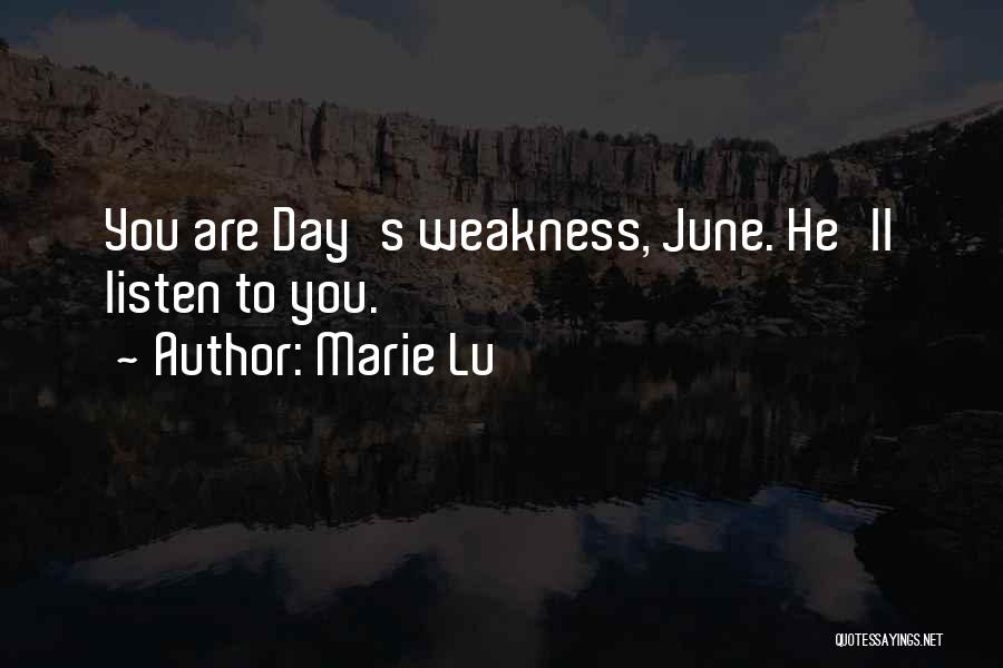 June Quotes By Marie Lu