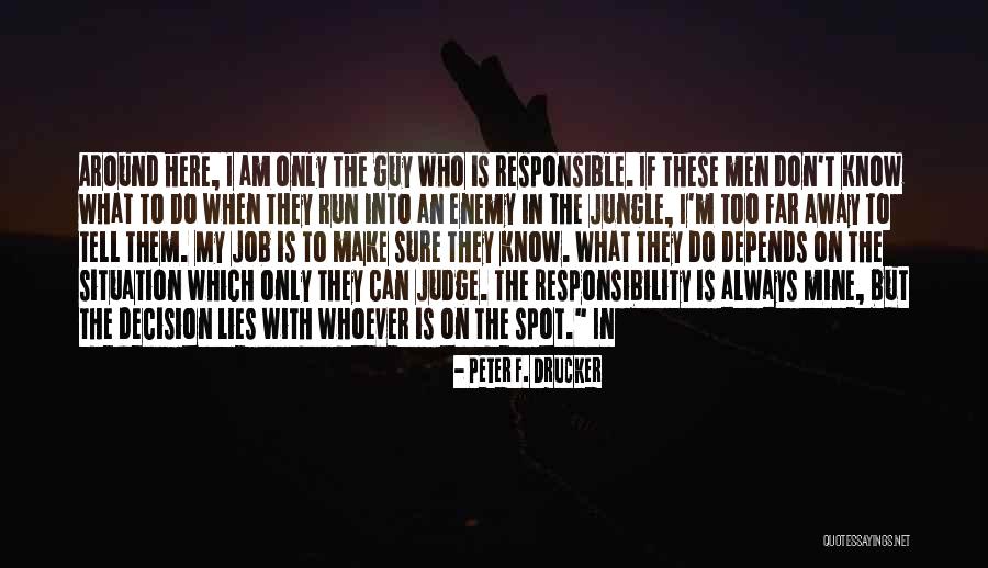 Jungle Quotes By Peter F. Drucker