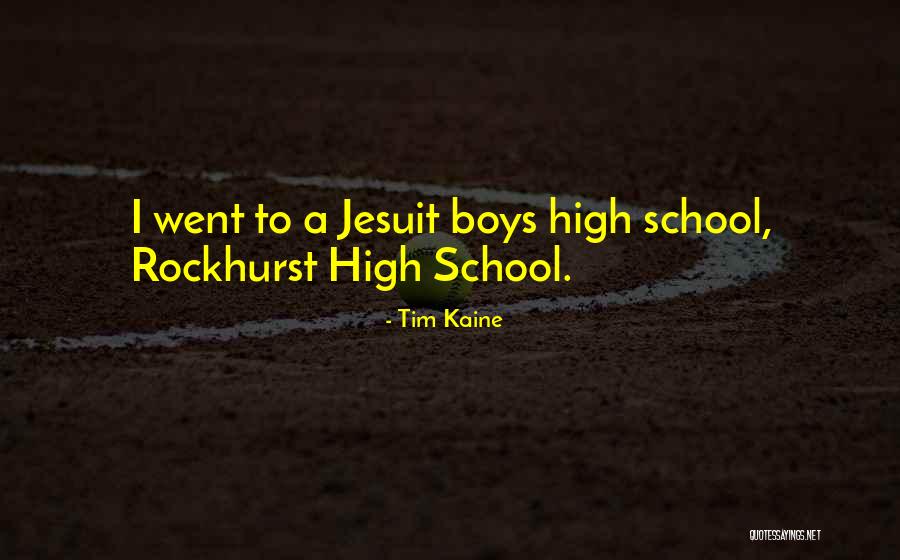 Junier Football Quotes By Tim Kaine Junier Football Quotes By Tim Kaine