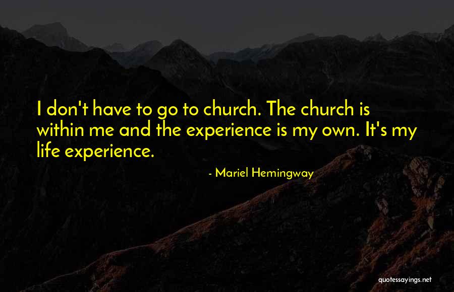 Junior Golf Quotes By Mariel Hemingway Junior Golf Quotes By Mariel Hemingway