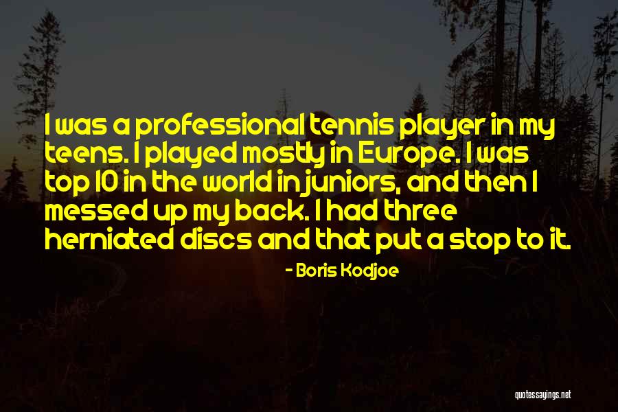 Juniors Quotes By Boris Kodjoe Juniors Quotes By Boris Kodjoe