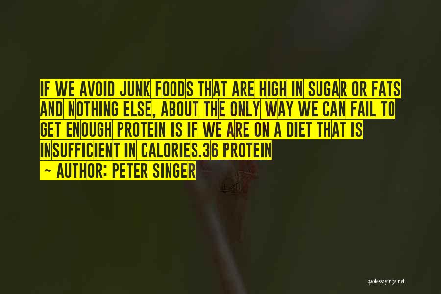 Junk Foods Quotes By Peter Singer