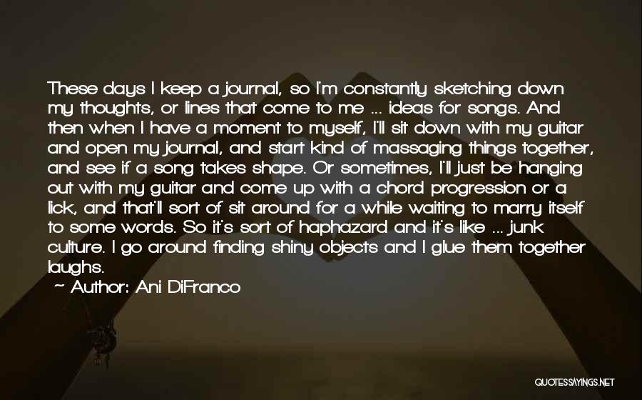 Junk Journal Quotes By Ani DiFranco