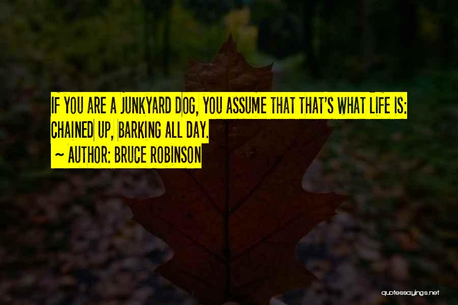 Junkyard Dog Quotes By Bruce Robinson