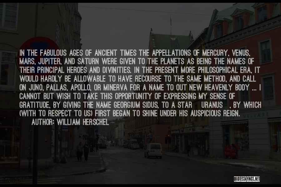 Juno Quotes By William Herschel