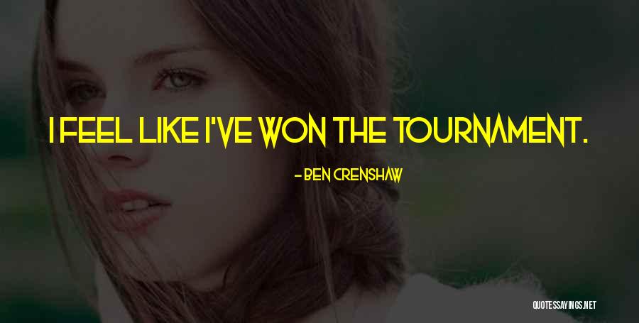 Junodi Quotes By Ben Crenshaw Junodi Quotes By Ben Crenshaw