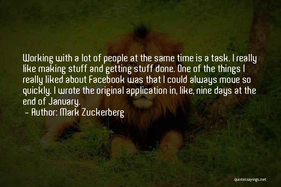 Junta Quotes By Mark Zuckerberg