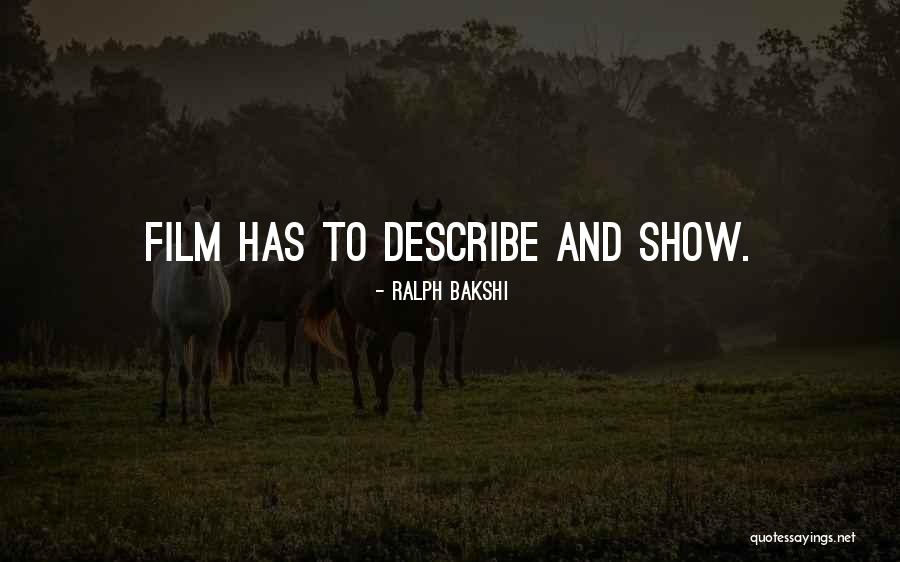 Junuhs Quotes By Ralph Bakshi